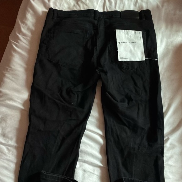 Men's Slim Black Jeans - Picture 1 of 7